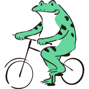 スーパーに自転車で行って徒歩で帰ってくる人